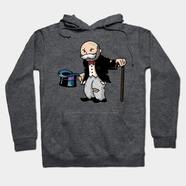 The Homeless Monopoly Man Hoodie by Parkcreations